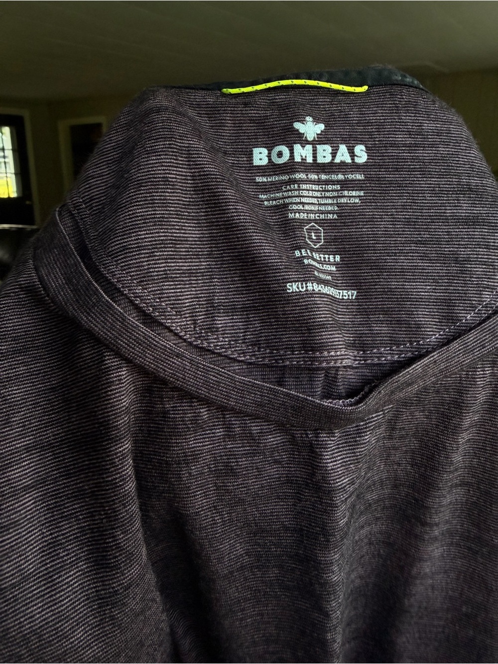 Bombas merino wool T-shirt- purple - Picture 4 of 5